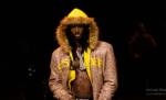 Sp5der Brown Zip Up Jacket