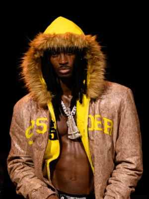 Sp5der Brown Zip Up Jacket