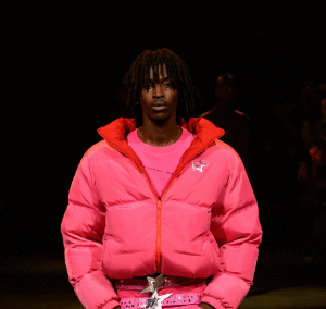 Sp5der Pink Puffer Jacket