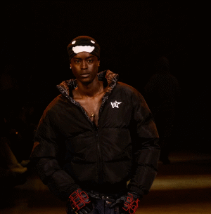 Sp5der Puffer Jacket Black
