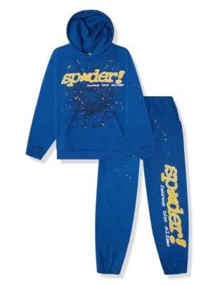 Sp5der TC Tracksuit Blue