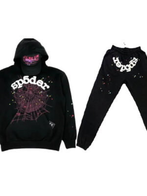 22ss Classic Flame Logo Tracksuit – Black