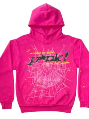 Spider Worldwide P*NK Hooded Sweatshirt Pink