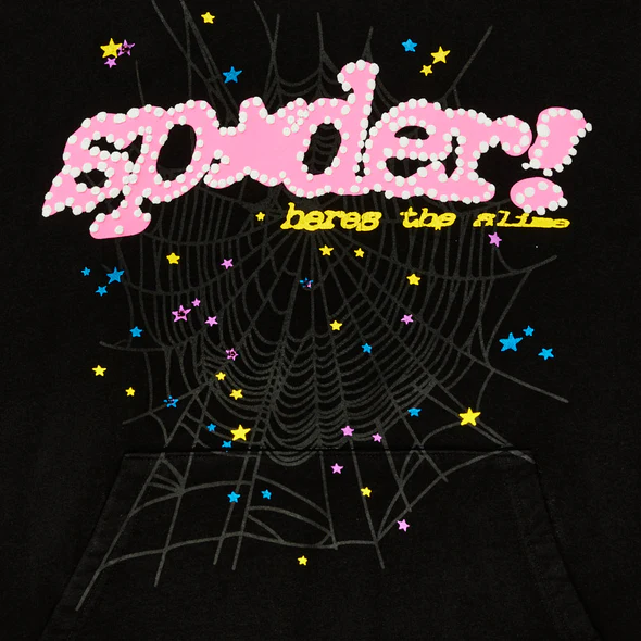 Black P*NK V2 Hoodie Spider