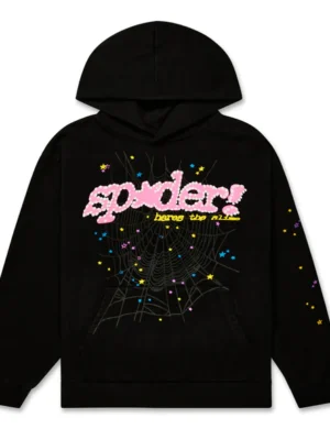 Black P*NK V2 Hoodie Sp5der