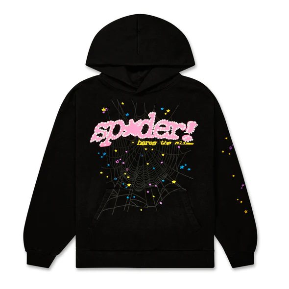 Black P*NK V2 Hoodie Spider