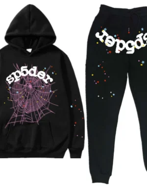 Black Sp5der Tracksuit