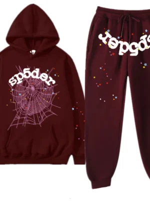 Brown Sp5der Tracksuit