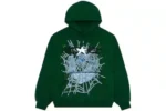 Hunter Green Sp5der Web Hoodie