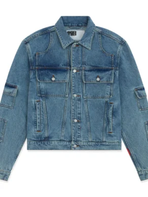 Sp5der DENIM V3 TRUCK JACKET