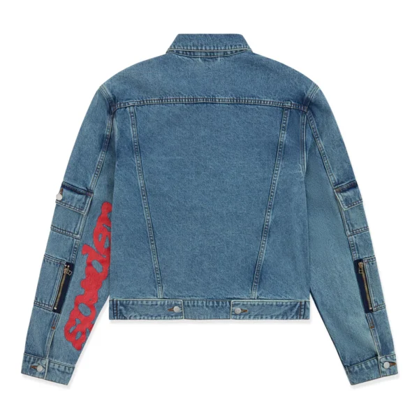 Sp5der DENIM V3 TRUCK JACKET