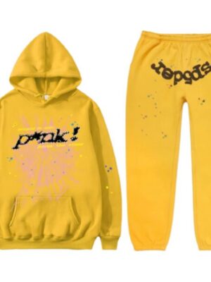 Sp5der Young Thug 555555 Tracksuit Yellow