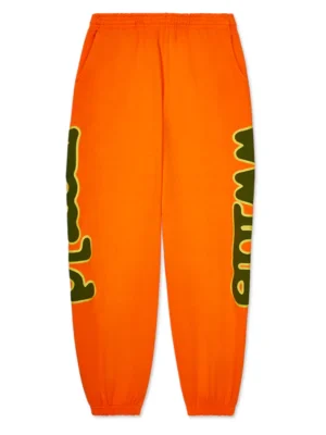 Sp5der Orange Beluga Sweatpants