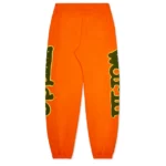 Sp5der Orange Beluga Sweatpants