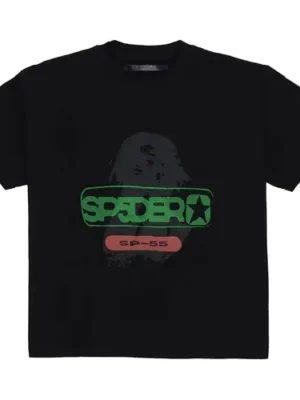 Oversized Reunion Sp5der Black T-Shirt