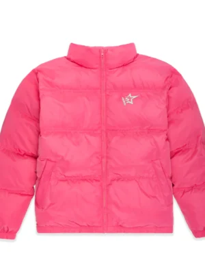 Sp5der 5STAR PUFFER JACKET – Pink