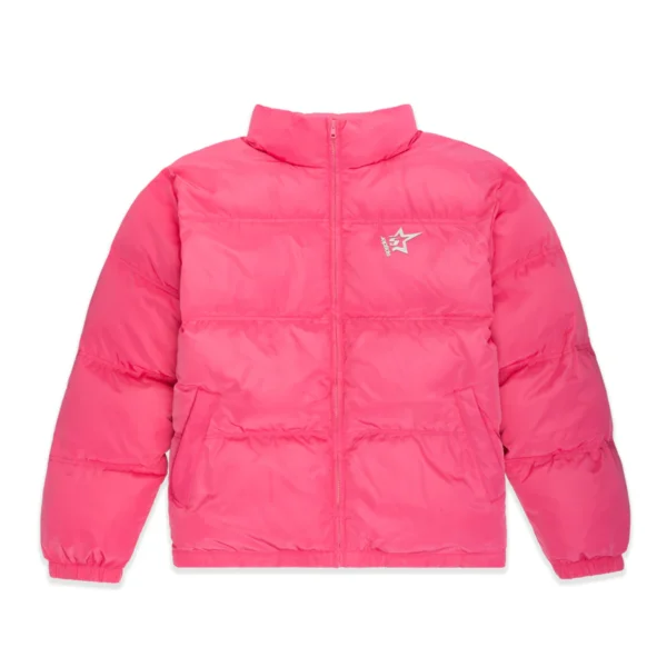 Sp5der 5STAR PUFFER JACKET – Pink