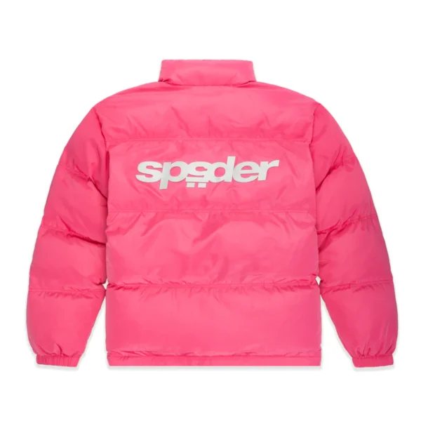 Sp5der 5STAR PUFFER JACKET – Pink