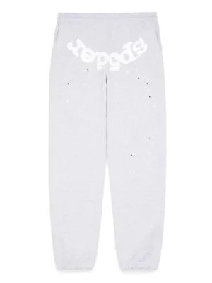Sp5der Heather Grey Og Web Sweatpants