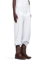 Sp5der Heather Grey Og Web Sweatpants