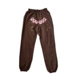Sp5der Web Pattern Brown Sp5der 555 Tracksuit