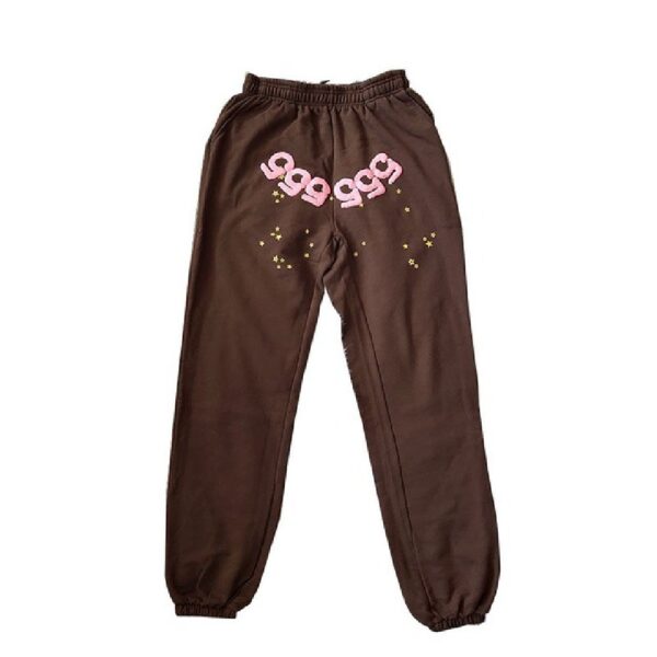 Sp5der Web Pattern Brown Sp5der 555 Tracksuit