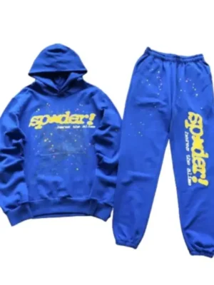 Sp5der TC Tracksuit Blue