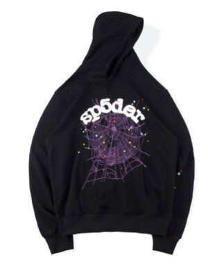 Black Websuit Sp5der Hoodie