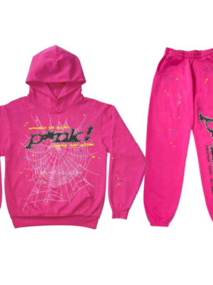 Sp5der Worldwide MAN Tracksuit Pink