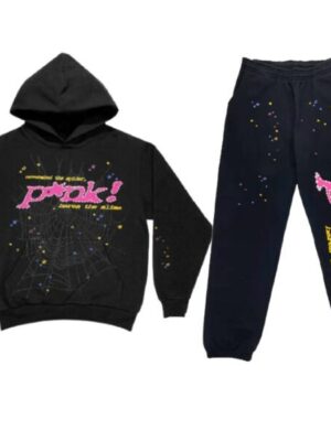 Sp5der Young Thug Tracksuit Black