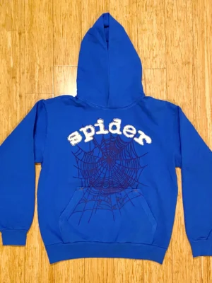 Blue Spider Hoodie – Blue